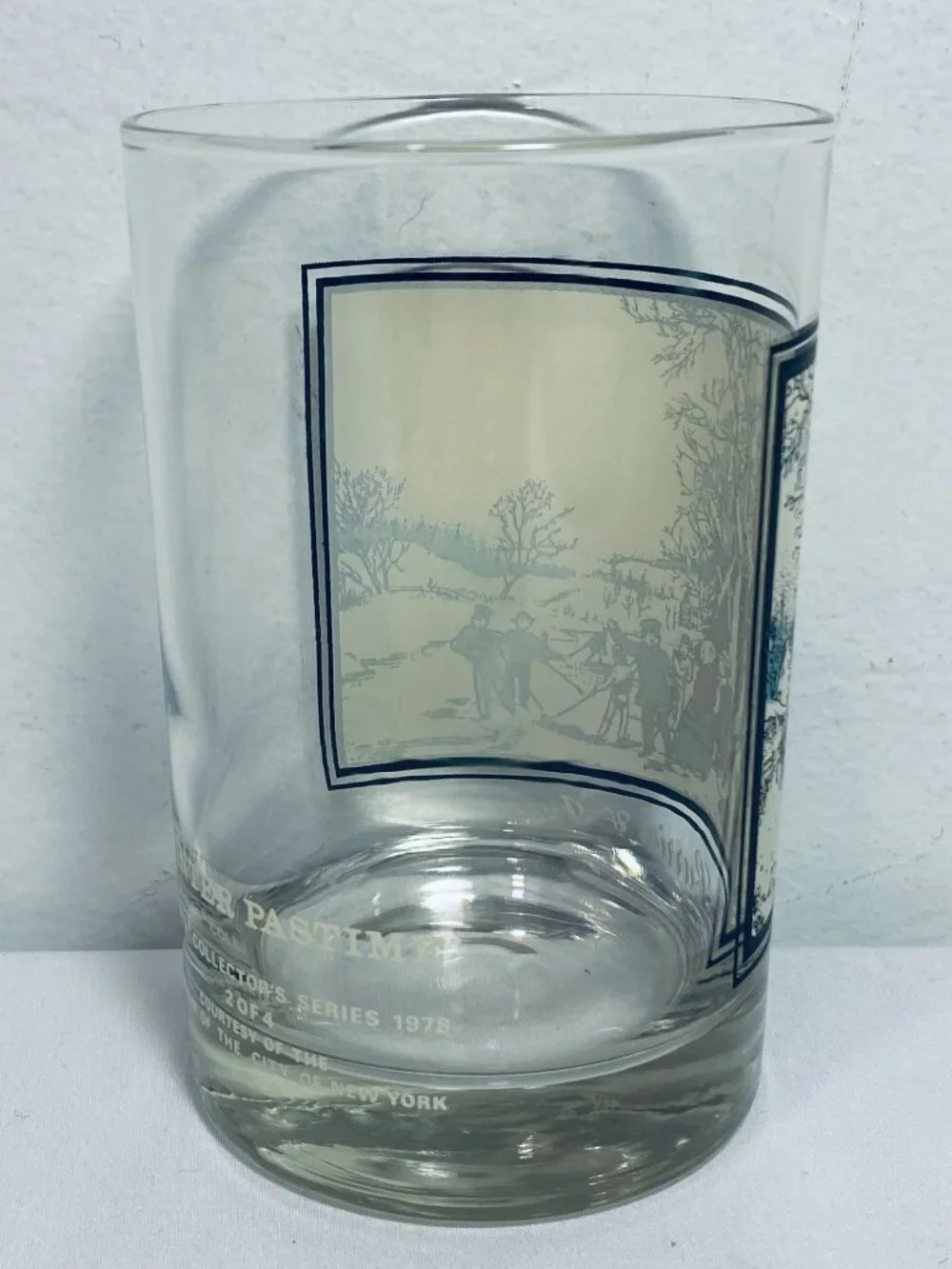 Currier & Ives Glass 